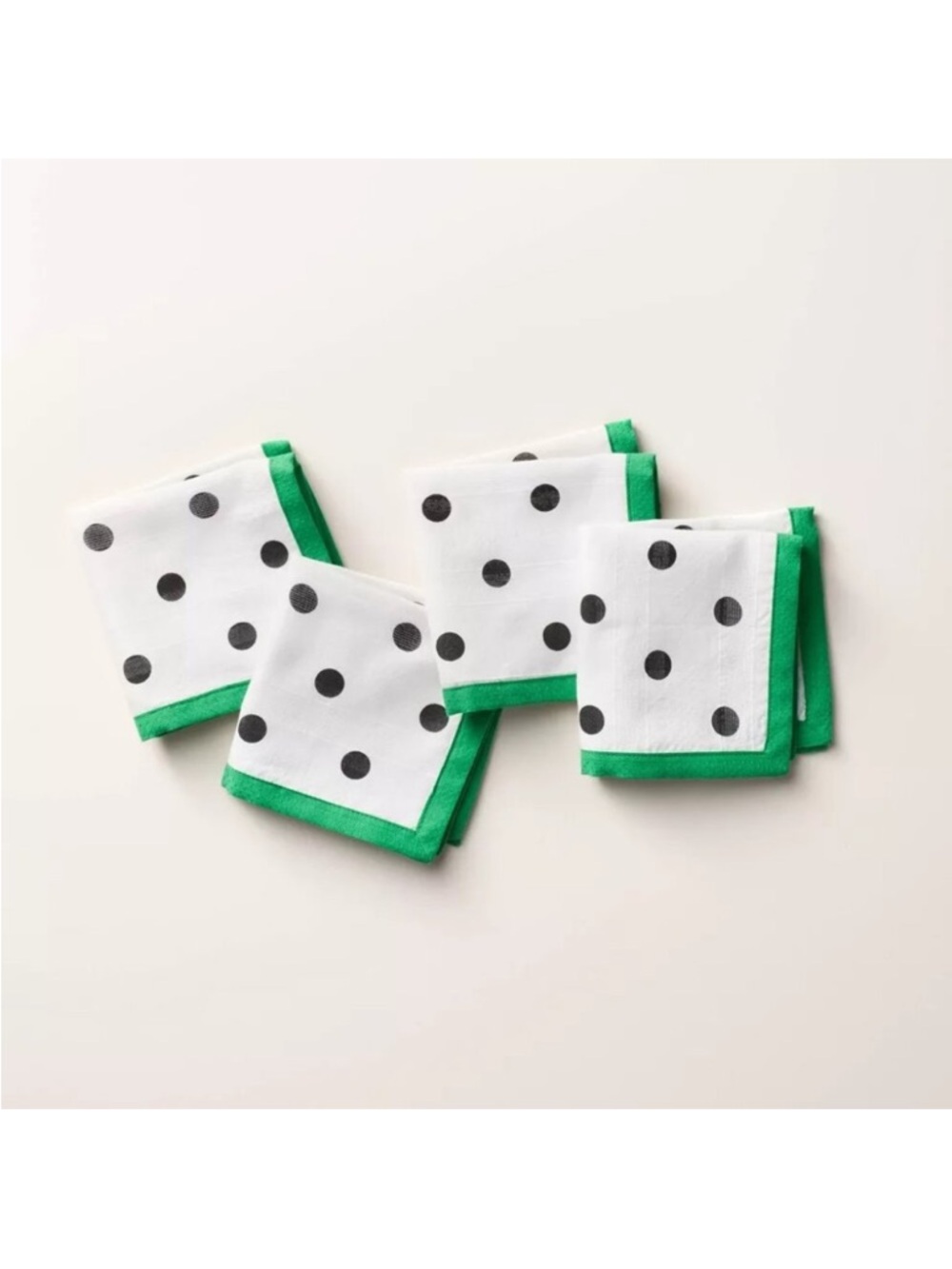 Kate Spade Polka Dot Cocktail Napkins (4)
